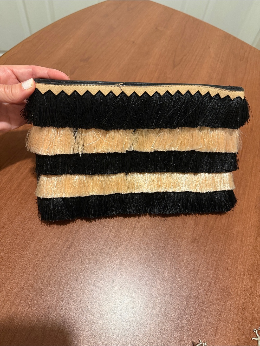 The Stella & Dot Eloise Fringe Clutch